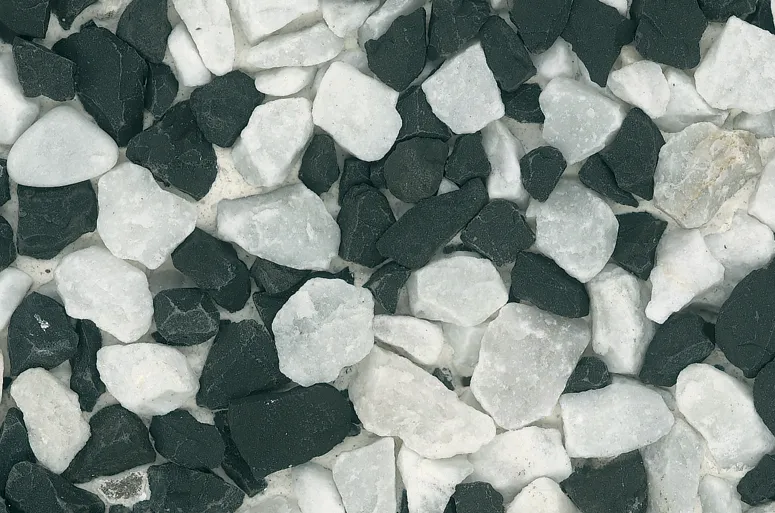 Bianco di Carrara e Nero ebano